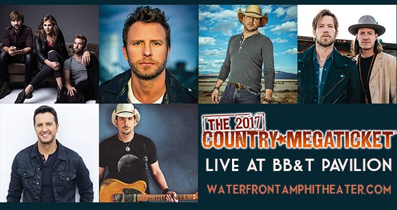 2017 Country Megaticket Tickets (Includes All Performances) at BB&T Pavilion