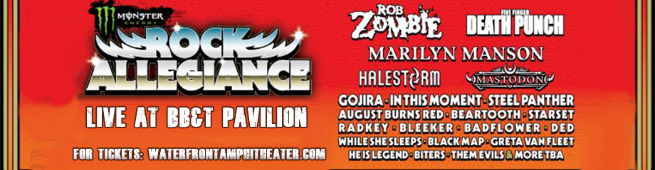 Rock Allegiance Tour: Rob Zombie, Five Finger Death Punch, Marilyn Manson & Halestorm at BB&T Pavilion