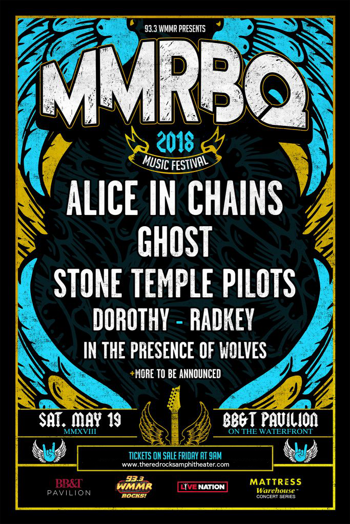 MMR*B*Q: Alice In Chains, Ghost B.C., Stone Temple Pilots & Dorothy  at BB&T Pavilion