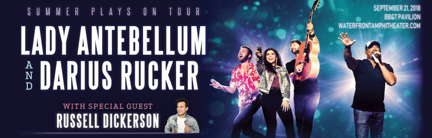 Lady Antebellum, Darius Rucker & Russell Dickerson at BB&T Pavilion