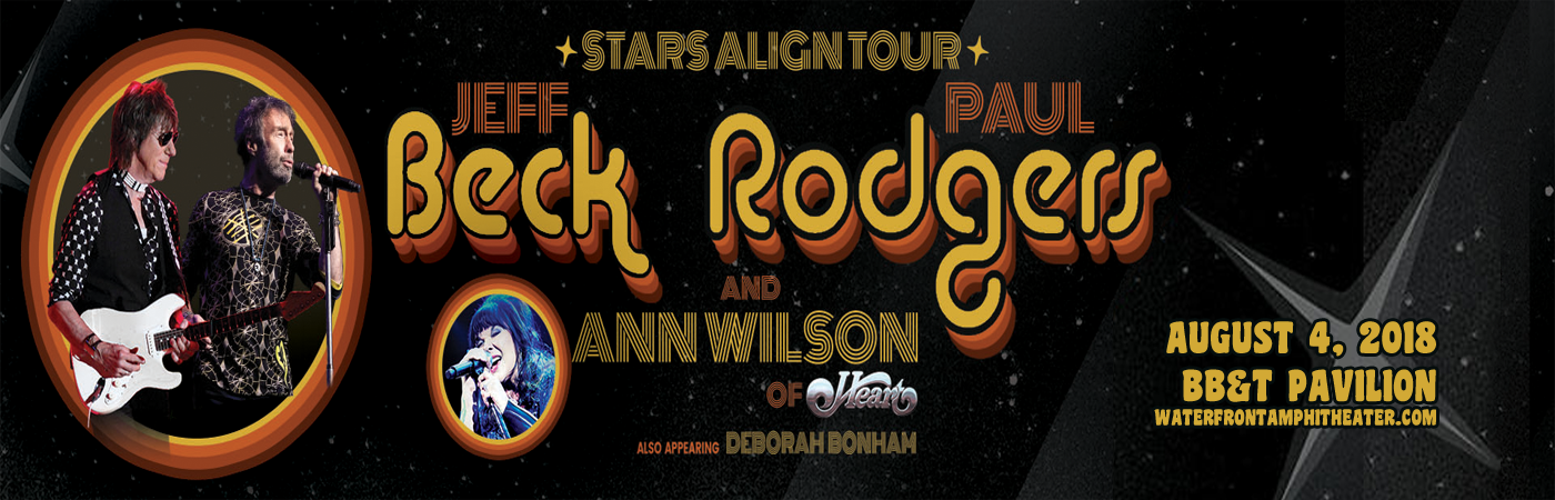 Jeff Beck, Paul Rodgers & Ann Wilson at BB&T Pavilion