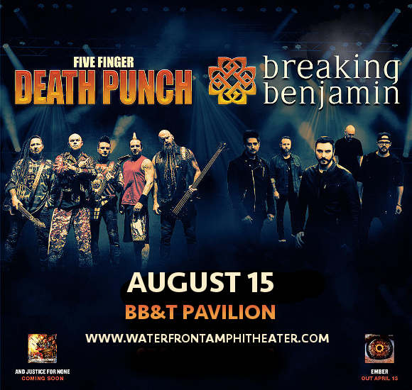 Five Finger Death Punch & Breaking Benjamin at BB&T Pavilion