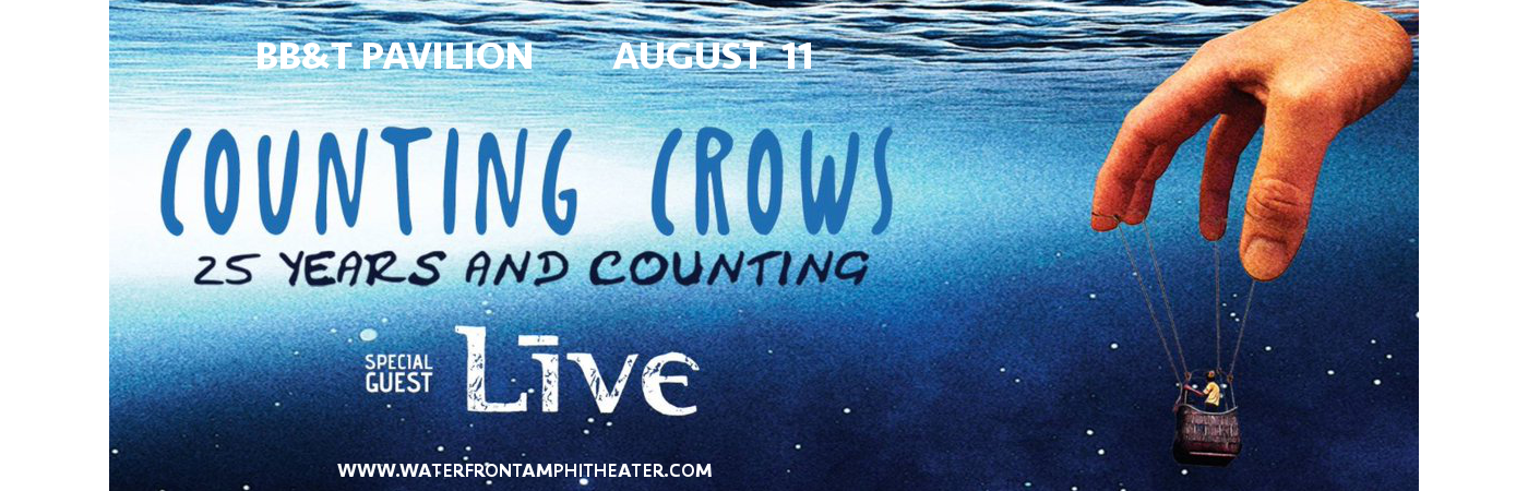 Counting Crows & Live - Band at BB&T Pavilion tickets Counting Crows & Live - Band at BB&T Pavilion