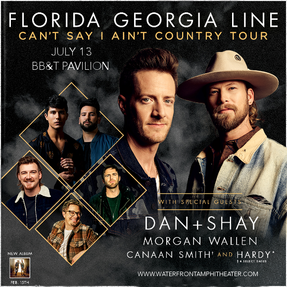 Florida Georgia Line, Dan and Shay & Morgan Wallen at BB&T Pavilion