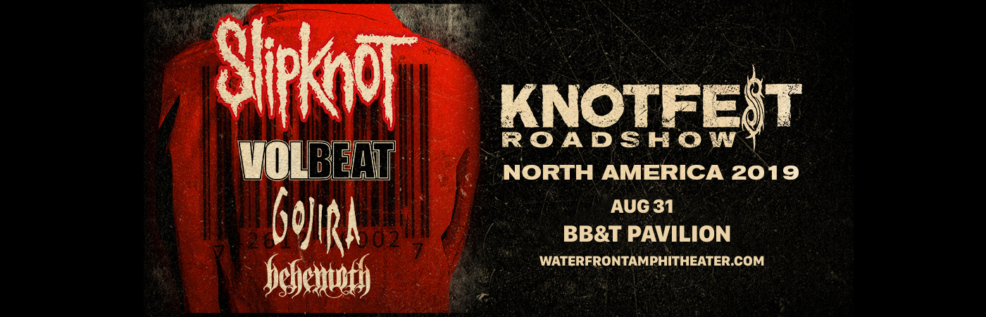 Slipknot, Volbeat, Gojira & Behemoth at BB&T Pavilion