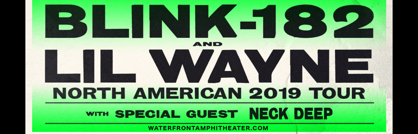 Blink 182 & Lil Wayne at BB&T Pavilion