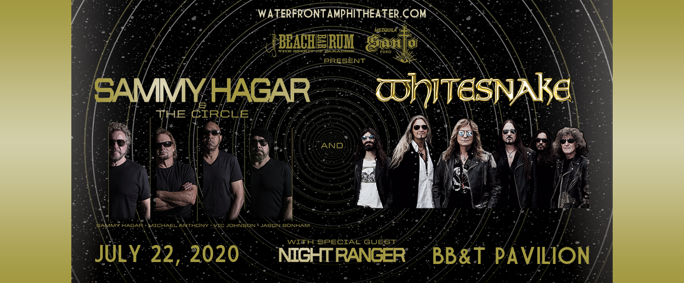 Sammy Hagar and the Circle & Whitesnake at BB&T Pavilion tickets Sammy Hagar and the Circle & Whitesnake at BB&T Pavilion