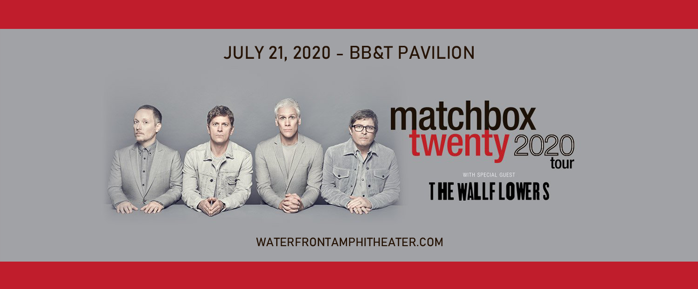Matchbox Twenty & The Wallflowers at BB&T Pavilion tickets Matchbox Twenty & The Wallflowers at BB&T Pavilion