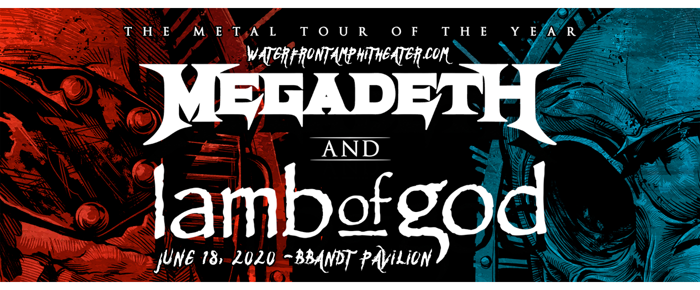 Megadeth & Lamb of God at BB&T Pavilion tickets Megadeth & Lamb of God at BB&T Pavilion