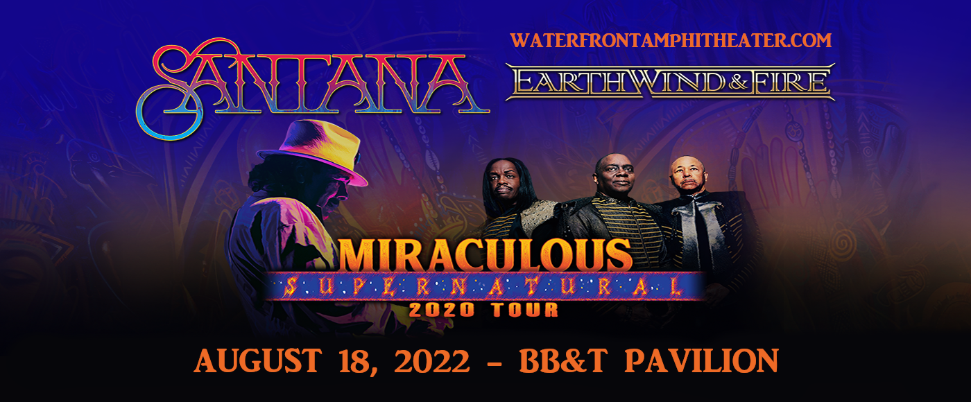 Santana & Earth, Wind and Fire at BB&T Pavilion