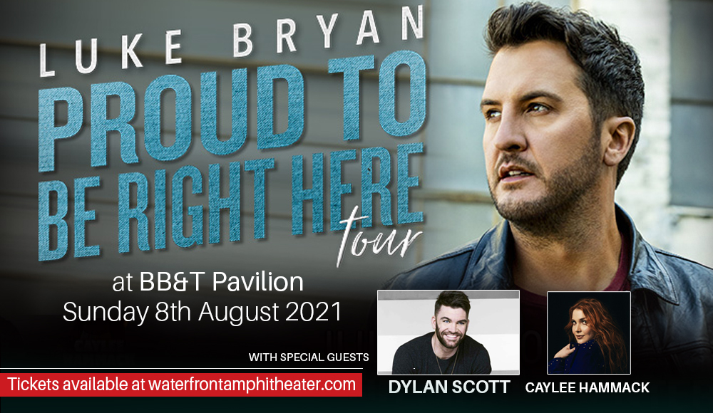 Luke Bryan, Dylan Scott & Caylee Hammack at BB&T Pavilion