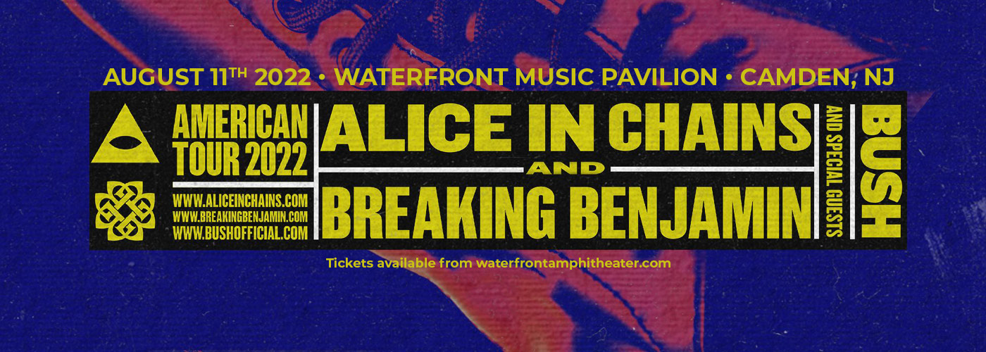Alice in Chains & Breaking Benjamin: American Tour 2022 with Bush at Waterfront Music Pavilion