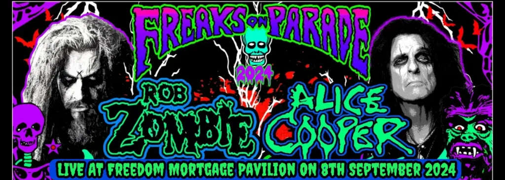 Rob Zombie & Alice Cooper at Freedom Mortgage Pavilion