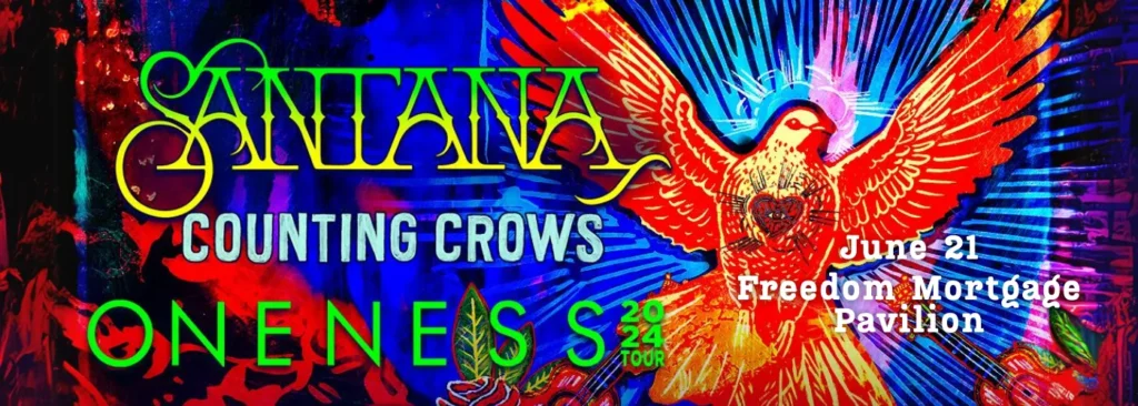 Santana & Counting Crows at Freedom Mortgage Pavilion