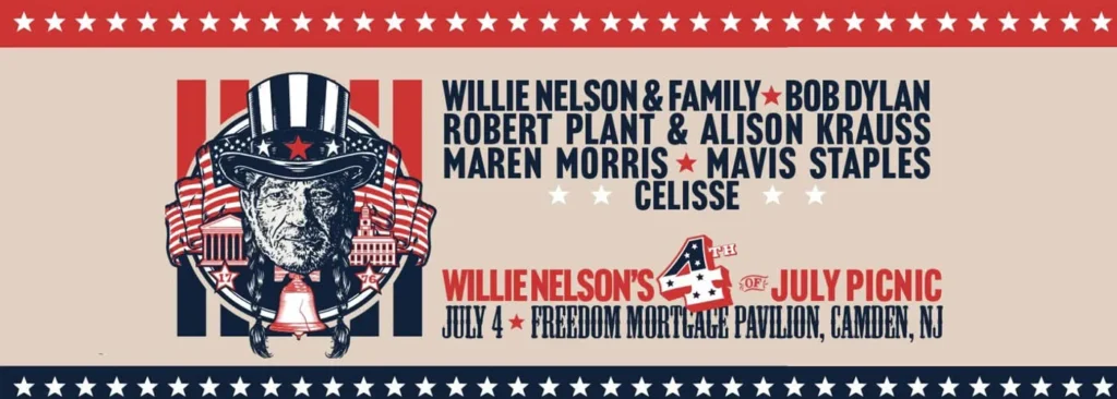 Willie Nelson's 4th of July Picnic at Freedom Mortgage Pavilion