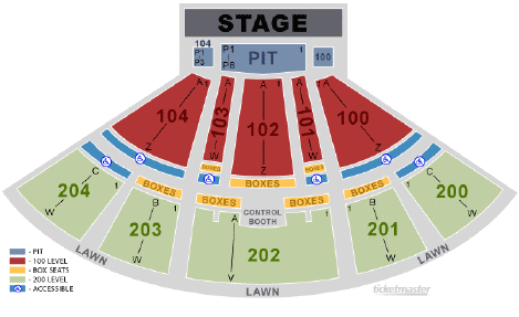 Waterfront Seating Chart