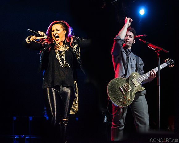 Demi Lovato & Nick Jonas at BB&T Pavilion