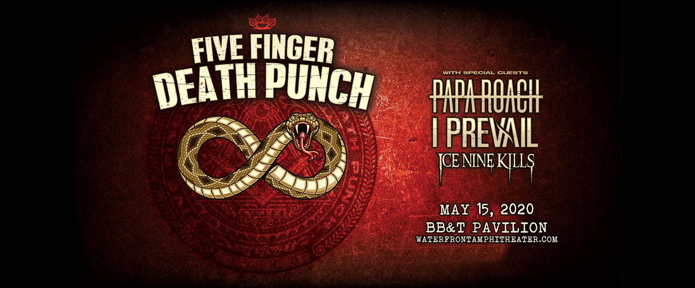 Five Finger Death Punch, Papa Roach, I Prevail & Ice Nine Kills at BB&T Pavilion