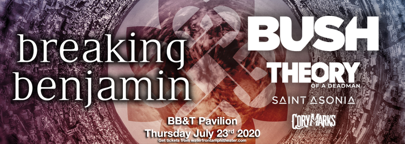 Breaking Benjamin & Bush [CANCELLED] at BB&T Pavilion