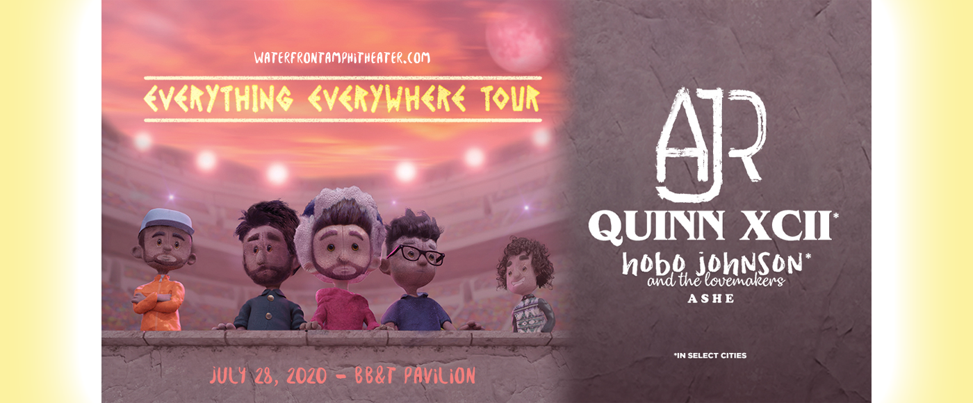 AJR, Quinn XCII & Hobo Johnson and The Lovemakers [CANCELLED] at BB&T Pavilion