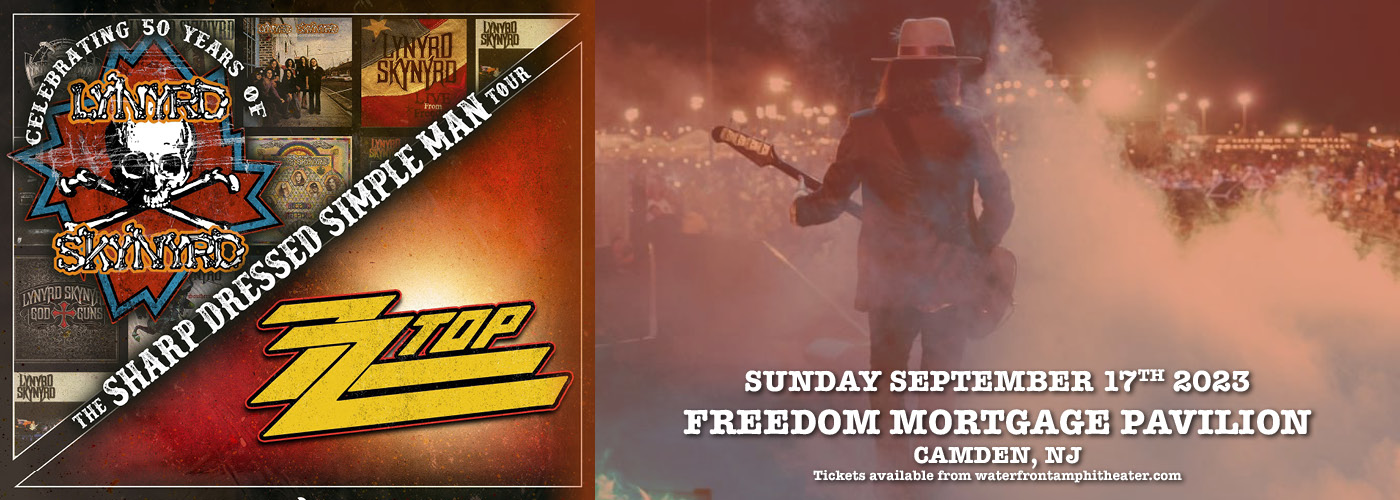 Lynyrd Skynyrd & ZZ Top: The Sharp Dressed Simple Man at Freedom Mortgage Pavilion