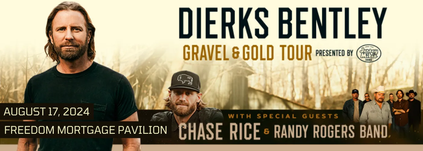Dierks Bentley, Chase Rice &amp; Randy Rogers Band